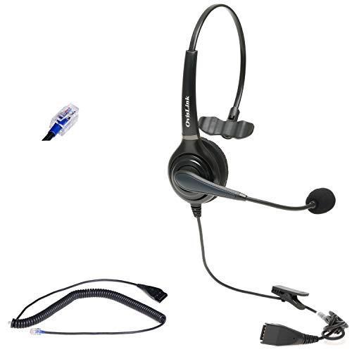 格安即決 Noise | Headset Phone ShoreTel Canceling Voi Premium | Microphone Rotatable & Flexible | Phones ShoreTel with Compatible Headset Center Call ヘッドホン