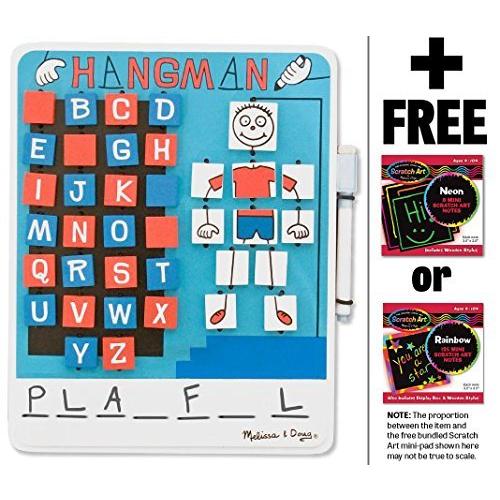人気デザイナー Doug & 限定価格Melissa Flip (02095)送料無料 Bundle Mini-Pad Art Scratch 1 & Game Hangman Win to 知育玩具