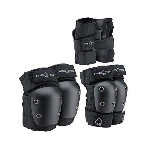 Pro-Tec Kids Street Elbow, Knee, and Wrist Pad Protective Gear Set, Youth Small, Black送料無料