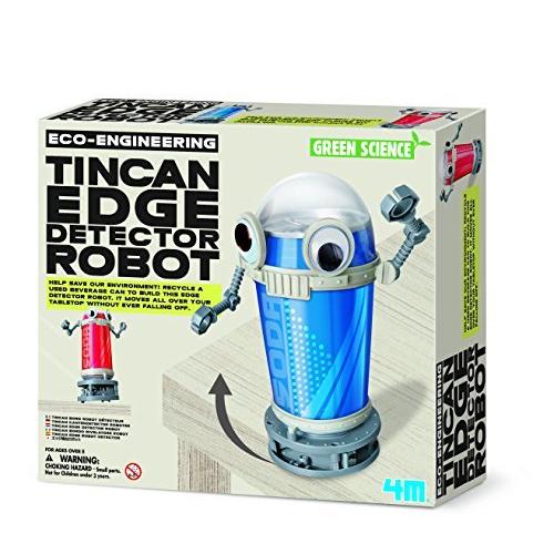 【本物保証】 限定価格Eco-Engineering - Robot送料無料 Detector Edge Can Tin 電子玩具
