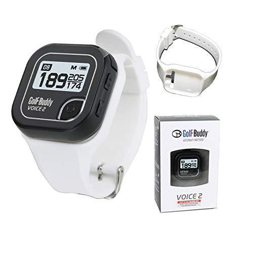 大流行中！ 2 Voice Buddy 限定価格Golf Talking Wristband, Strap Silicon & Finder Range Distance Golf Battery Lasting Long (Bundle), Rangefinder GPS GPSナビ
