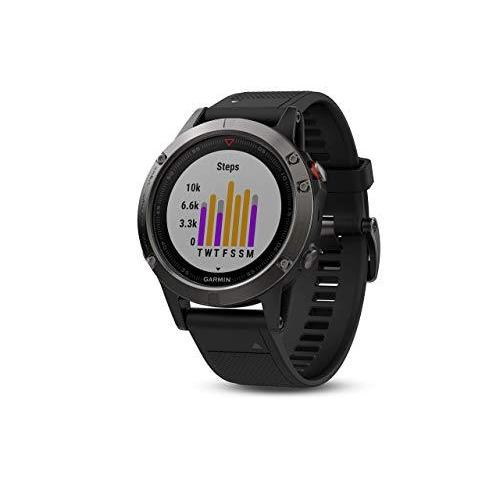 最高の品質の 5, f〓nix 限定価格Garmin Premium MM送料無料 47 Band, Gray/Black Slate Smartwatch, GPS Multisport Rugged and 腕時計