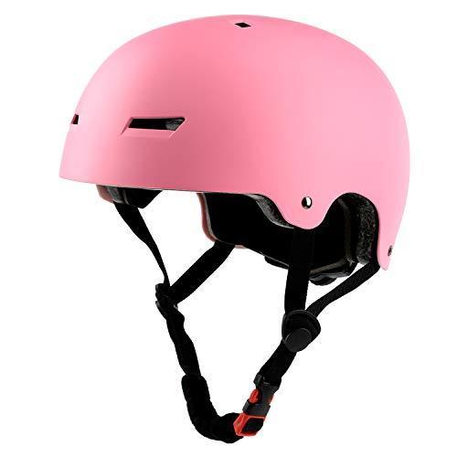 Adult Skateboard Bike Helmet for Men Women Lady, Lightweight Adjustable, Multi-Sport for Roller Skate Inline Skating Scooter Rollerblade (Pi ヘルメット