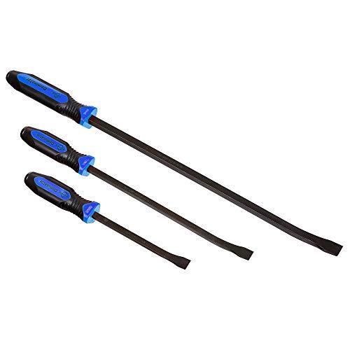 限定価格Mayhew Tools 14071BL Dominator Curved Pry Bar Set, Blue, 3-piece バール、てこ