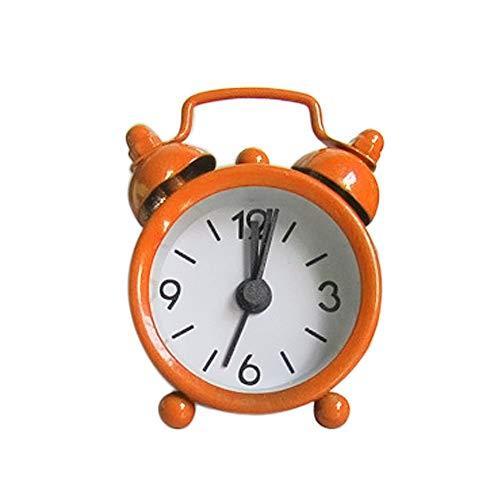 【待望★】 Small Electronic Clock Alarm Small Metal Mini Cute Creative 限定価格FeiFei66 Alarm cm 4 of Diameter Circular a Has Clock Larm The Clock 目覚まし時計