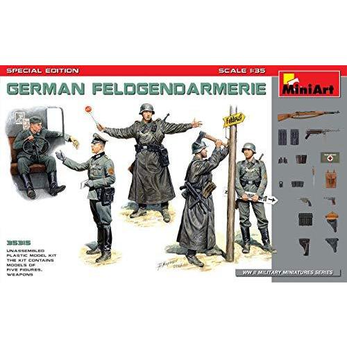 【初回限定】 Scale 1/35 Edition, Special - Weapons with Figures Feldgendarmerie German 35315 新品Miniart WW2 Figure Plastic Series Miniatures Military ミリタリー模型