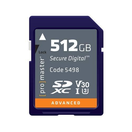 限定価格Promaster SDXC 512GB 注文後の変更キャンセル返品 爆売り Advanced Card Memory 5498