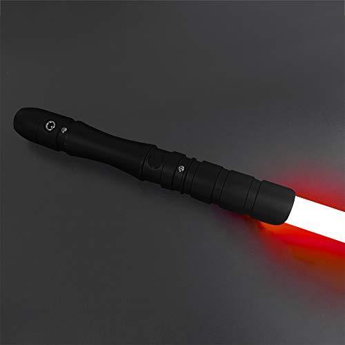 格安販売の Sith Jedi Lightsaber YDD Aluminum Blade)送料無料 RGB hilt (Black Adult for Dueling Heavy Support Saber Light Led Changing Colors 16 Hilt 電子玩具