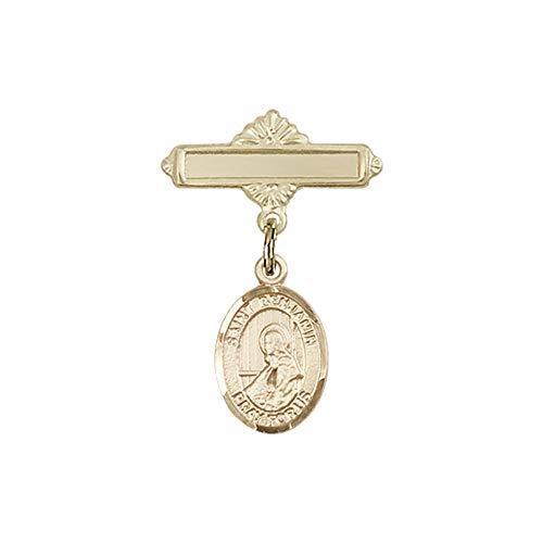 限定価格Baby Badge, 14kt Gold badge with St. Benjamin Charm送料無料