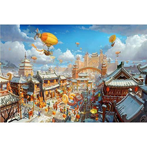新品CSYY-YJ Imperial City Art Jigsaw Puzzle 500/1000/1500/2000/3000/4000/5000/6000 Pcs, Adult Wooden Puzzle Home Decoration, DIY Education パズルゲーム