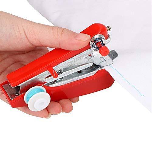 限定価格ZHENGYAQI-PHONE CASE Portable Portable Manual Operation Mini Sewing Machine Creative Outdoor Simple Sewing Tools for Home Travel 刺繍ミシン
