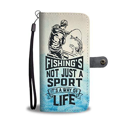 Max Pro 11 iPhone for Case Phone 限定価格Wallet | M in Built Protection RFID | Strap Durable Hybrid with Material Leather-Like | Fishing iPhone用ケース 安い購入