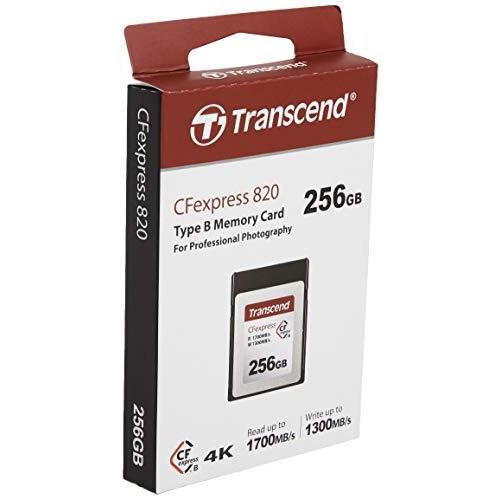 限定価格Transcend CFexpress 820 今年人気のブランド品や Type 割り引き B Memory Card TS256GCFE820