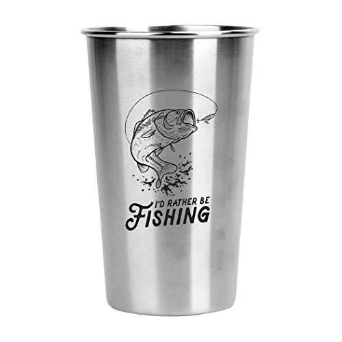 2021人気の Pint Steel Stainless Pine Magic Cup, Ounce送料無料 16 Fishing, Be Rather I'd その他アウトドア調理器具