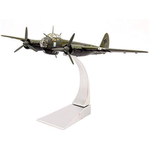 新品SY-Heat Fighter Decorative Model, Airplane Model Decoration JU88 Bomber Simulation Alloy Die Casting Model 1/72 Military Collection Co 航空機