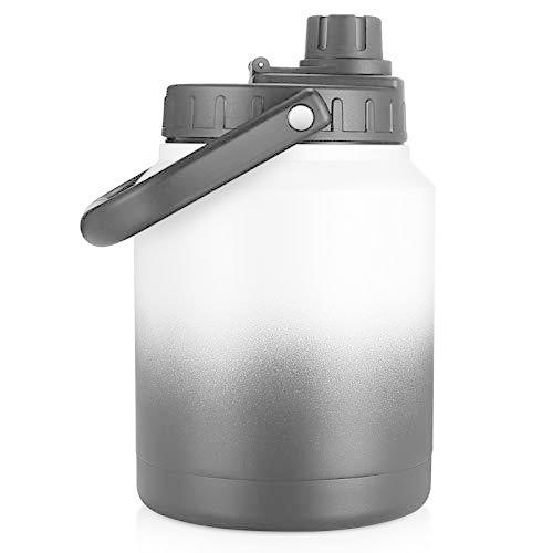古典 Jug,Double-Walled Insulated Vacuum Gallon Half 限定価格Sursip 18/8 Thermo,Travel/C Bottle,Hot/Cold Water 64oz Steel Stainless Food-grade クーラーボックス