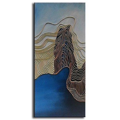 激安店 通販 新品tyed And Yahoo ショッピング Wall Texture Paintings Painting On Oil Modern Line Home Hand Painted Gold D Canvas Canvas Blue Artwork Art Art Abstract B08y6mgpwz ほりだしもん 100 売上値下げ Wp Agora Gallery Com