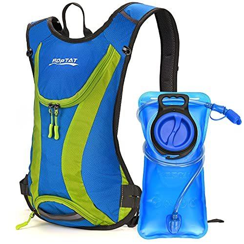 Roptat Hydration Backpack Pack with 2L Bladder - Lightweight to Cool up Hours BPA 4 返品交換不可 Water Keeps 希少 Free