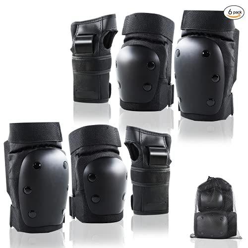 Knee Pads, Protective Knee Pads For Women Adults/Young, Skating Protective Gear Knee Pad Elbow Pad Wrist Pad Set, Sports Protective Equipmen