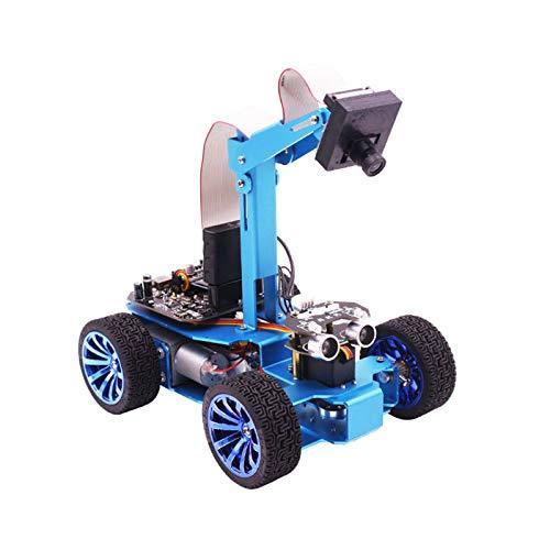 50%OFF 限定価格KOQIO DIY Smart Car Programming Robot Kit, Independent Steering Gear Steering Robot with STM32 Chip OV7670 Camera Tracking Remot 電子玩具