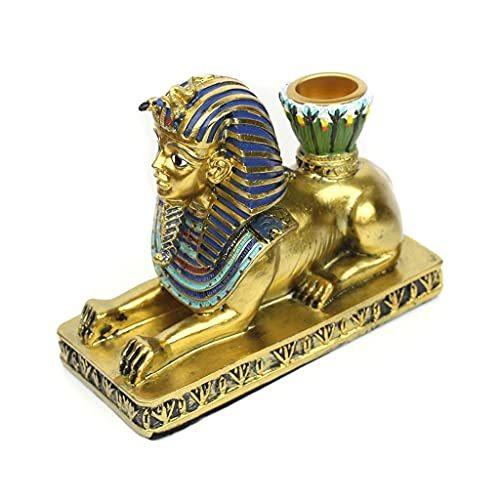 ディズニープリンセスのベビーグッズも大集合 海外からの生活日用品 雑貨などをお得に輸入 Teayason Colo Crafts Decoration Home Restaurant Holder Light Tea Ornaments Candlestick Votive Resin Retro Holders Candle Pharaoh Egyptian インテリア雑貨 Www