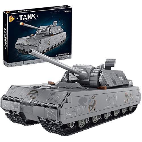 【2022 新作】 限定価格XSHION Military Adults(212 Kids for Model Block Building Particle Small DIY Vehicle Camouflage Model,WW2 Bricks Tank Battle Main 知育玩具