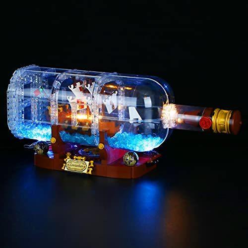 超爆安 ? LEDライトセット Lightailing 対応 ブロック組み立てモデル ボトルシップ アイデア レゴ 対応LEDライ 21313 ブロック