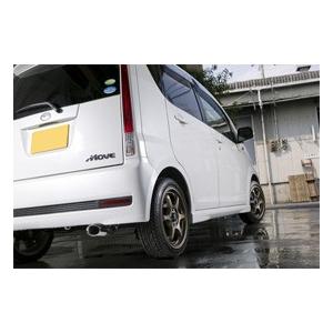 5次元 ムーヴ DBA-L185S マフラー 右側シングル オールステンレス 