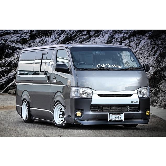 イーエスビー ハイエース 200系 フロントリップスポイラー 未塗装 ESB