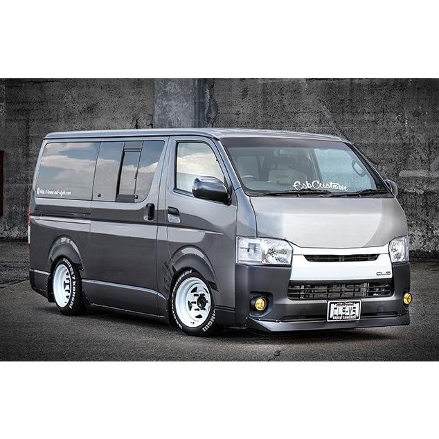 kou　200系ハイエース　　ESB フロントリップスポイラー イーエスビー ハイエース 200系 フロントリップスポイラー 未塗装 ESB