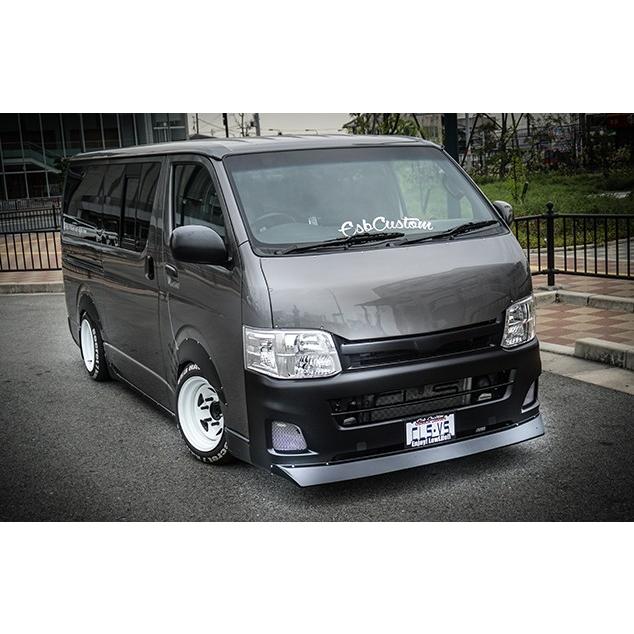 200系ハイエース　　ESB フロントリップスポイラー イーエスビー ハイエース 200系 フロントリップスポイラー 未塗装 ESB