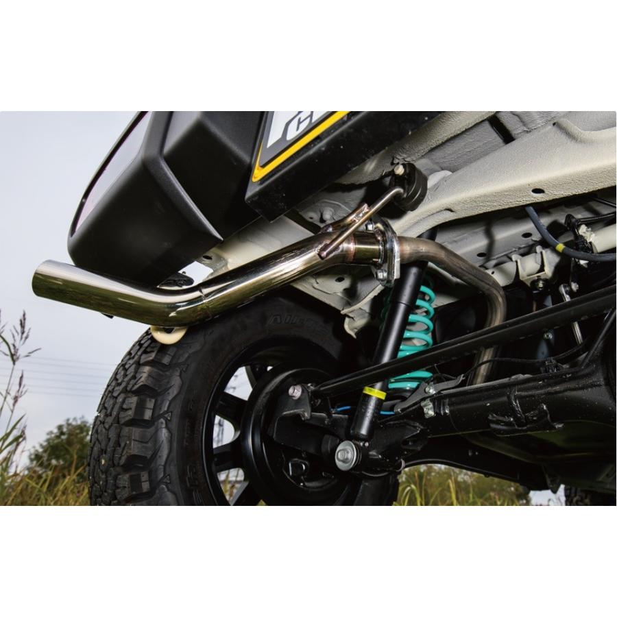 ジムニー JB64 ストレートマフラー 50φ、オールステン ESB CLS UP