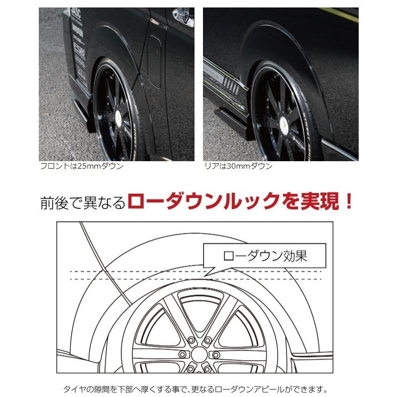 ジェイクラブ ハイエース 200系 1型 2型 3型 4型 5型 6型 ABS オーバー