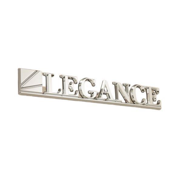 ジェイクラブ 汎用 LEGANCEエンブレム クローム j-club LEGANCE