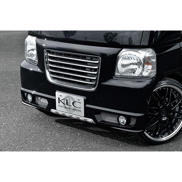 ケイエルシー バモス HM1 2 MC(マイナーチェンジ)前後 フロントバンパースポイラー 未塗装 KLC Premium SUV