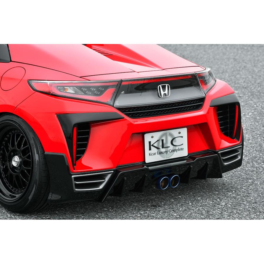 KLC ケイエルシー S660 JW5 リアバンパー FRP 未塗装 KLC Premium GT