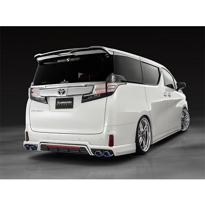 激安特価 アドミレイション ヴェルファイア ヴェルファイアハイブリッド 30系 Ggh Agh 30 35 Ayh30 前期 リアハーフスポイラー 2色塗り分け塗装 デポルテ 個人宅発送不可 即発送可能 Www Doctor Plan Com