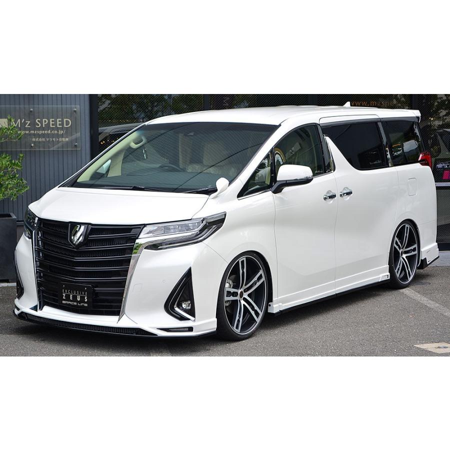 エムズスピード アルファード アルファードハイブリッド 30系 後期 4点セット 未塗装 3023-s004 M'z SPEED GRACE LINE グレースライン