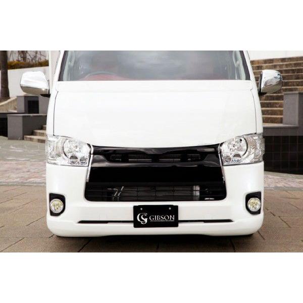 ギブソン ハイエース 200系 4型 フロントハーフスポイラー Ver.1 FRP