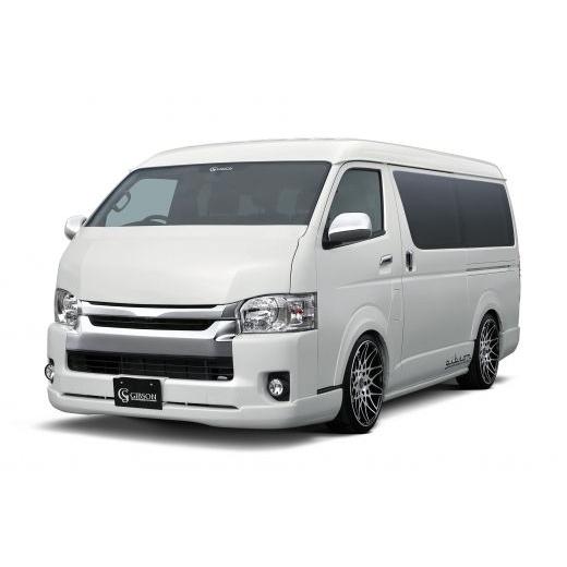 ハイエース200系ギブソンフロントスポイラー ギブソン ハイエース 200系 フロントハーフスポイラー ver.1 FRP 未