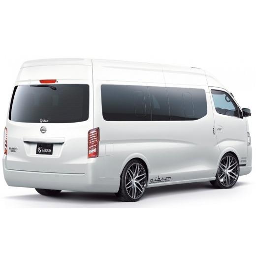 ヒロくんNV350 キャラバンギブソンリアバンパースポイラー補修済み ギブソン NV350 キャラバン E26 リアバンパースポイラー FRP 未塗装