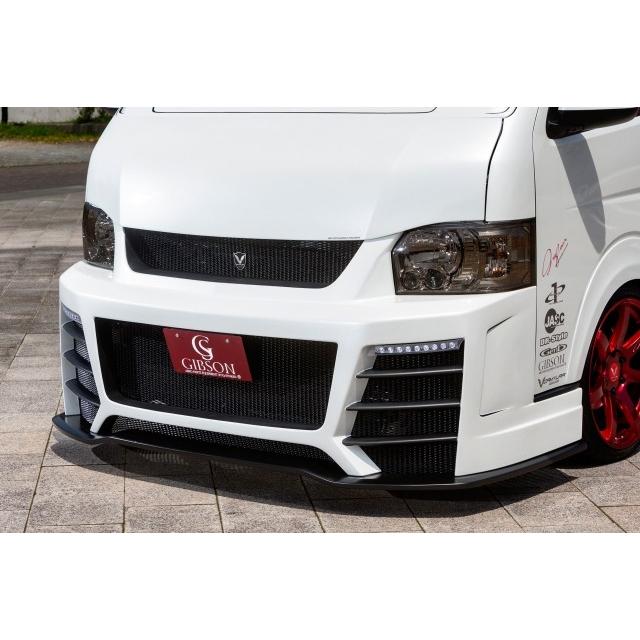 ギブソン ハイエース 200系 4型 フロントバンパースポイラー GT FRP 2  