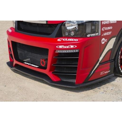 ギブソン ハイエース 200系 4型 フロントバンパー用アンダーリップ GT
