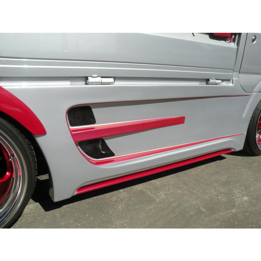 キャリィDA16T後期用　ステップ　ランニングボード　無塗装品　前期取り付け不可 キャリィDA16T後期用 ステップ ランニングボード 無塗装品 前期