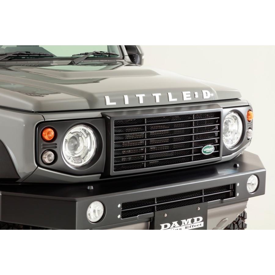 ダムド ジムニー シエラ JB74 フロントグリル 塗装済 DAMD little D 