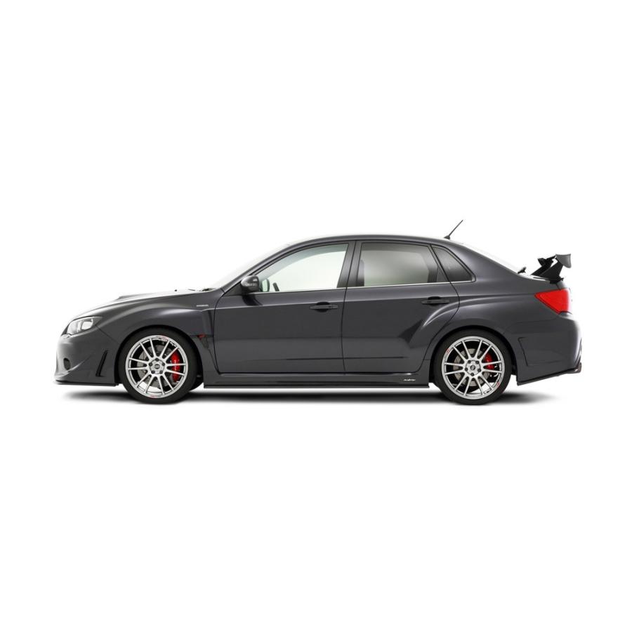 ダムド インプレッサ WRX STI CBA-GVB GVF GRB GRF サイドスカート