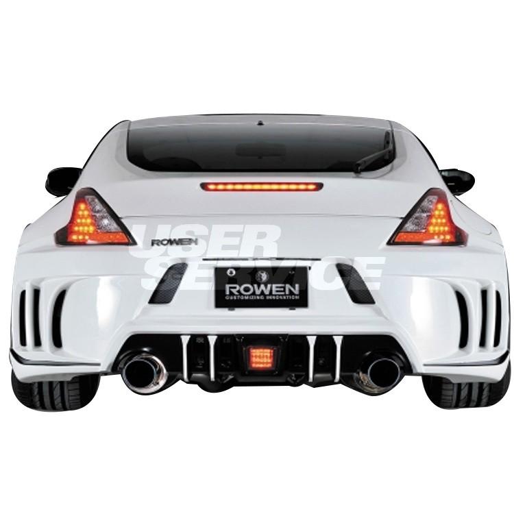 ロウェン フェアレディZ Z34 リヤバンパー FRP 未塗装 1N004P00 ROWEN