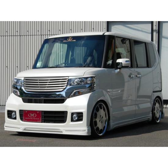 バタフライシステム N BOXカスタム JF1 フロントハーフスポイラー 付加