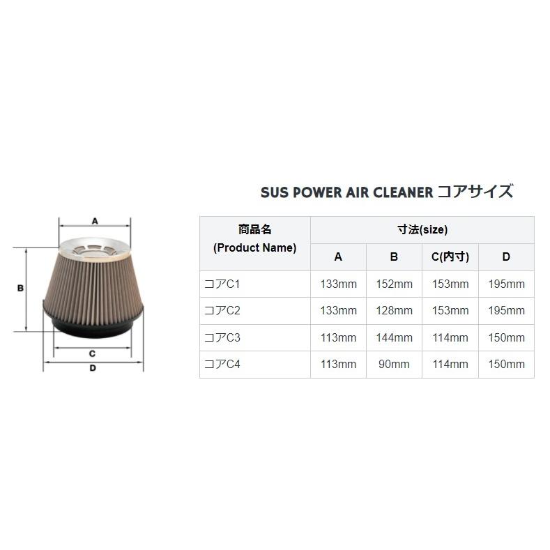 ブリッツ コルトラリーアート Z27A,Z27AG SUSエアクリーナー ブリッツ コルトラリーアート Z27A,Z27AG SUSエアクリーナー