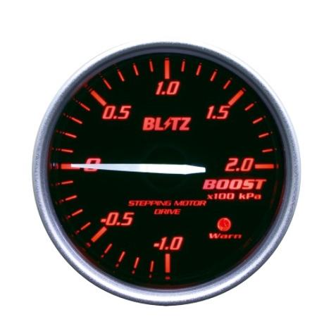 ブリッツ ブースト計 RED 激安☆超特価 LED φ60 19581 METER 91％以上節約 SD BLITZ RACING レーシングメーターSD